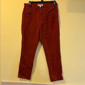 Goodthreads Men's Chinos in Deep Rust